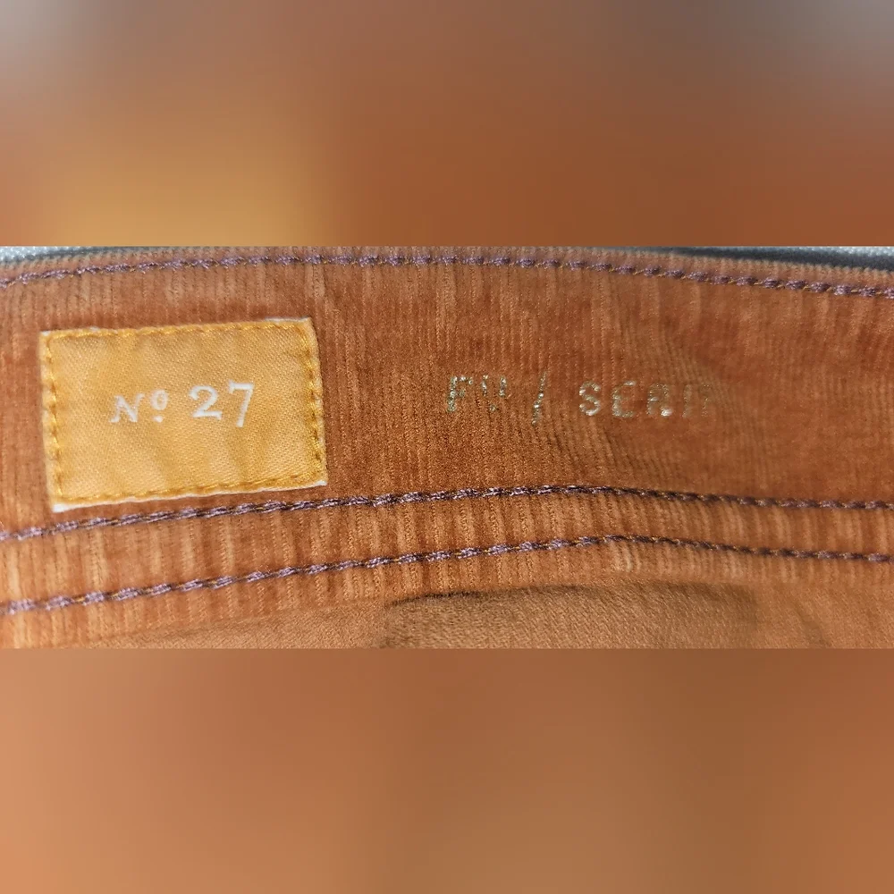 Pilcro and the letterpress corduroy skinny jeans / pants - Picture 4 of 16